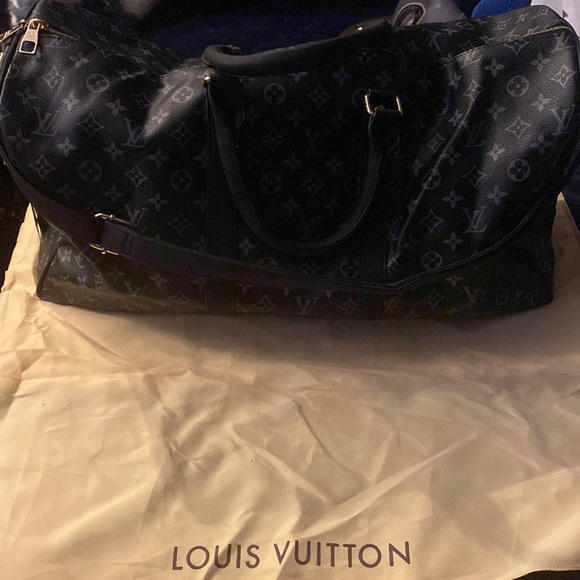 Used Louis Vuitton embossed monogram print leather - Picture 1 of 5